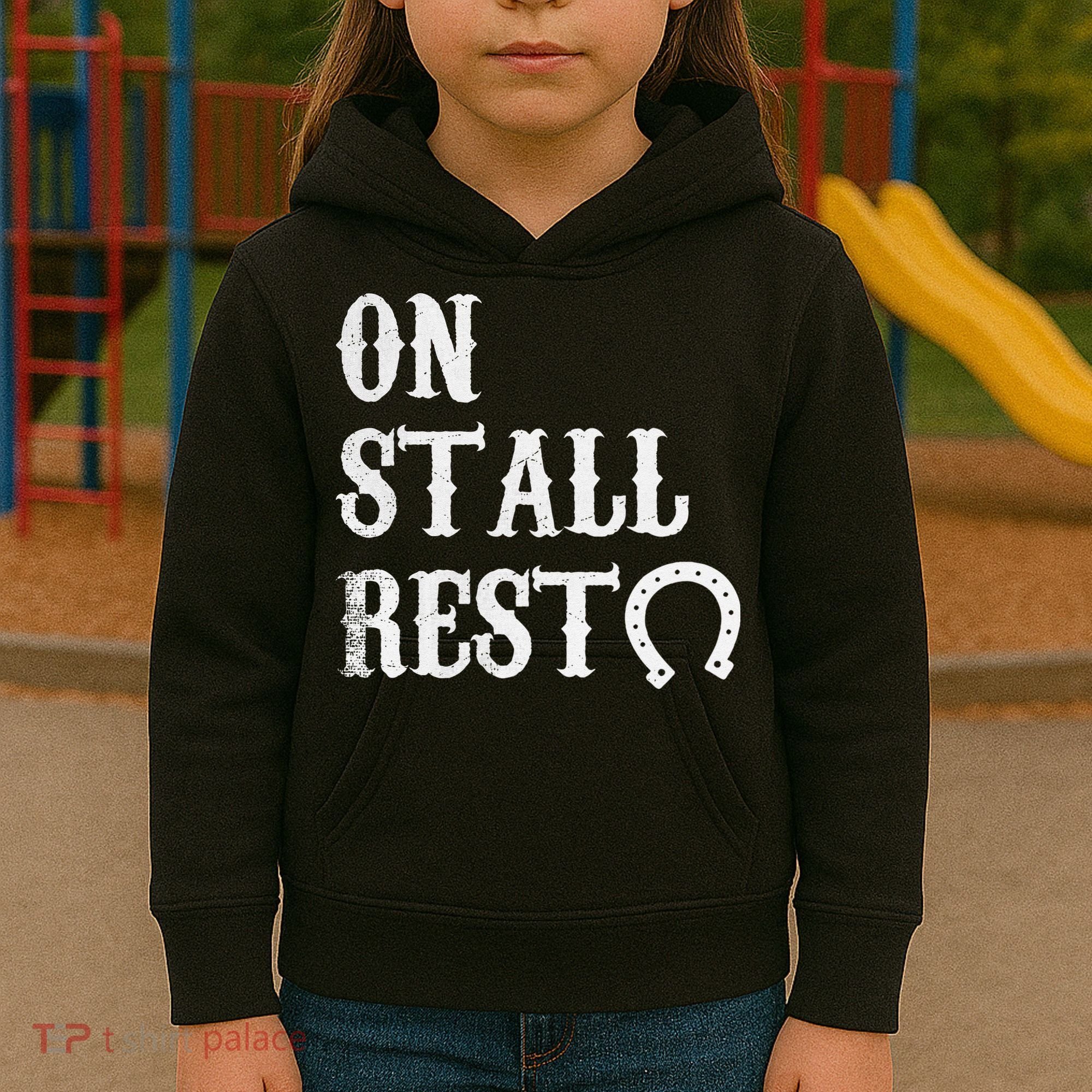 On Stall Rest Horse Kids Hoodie