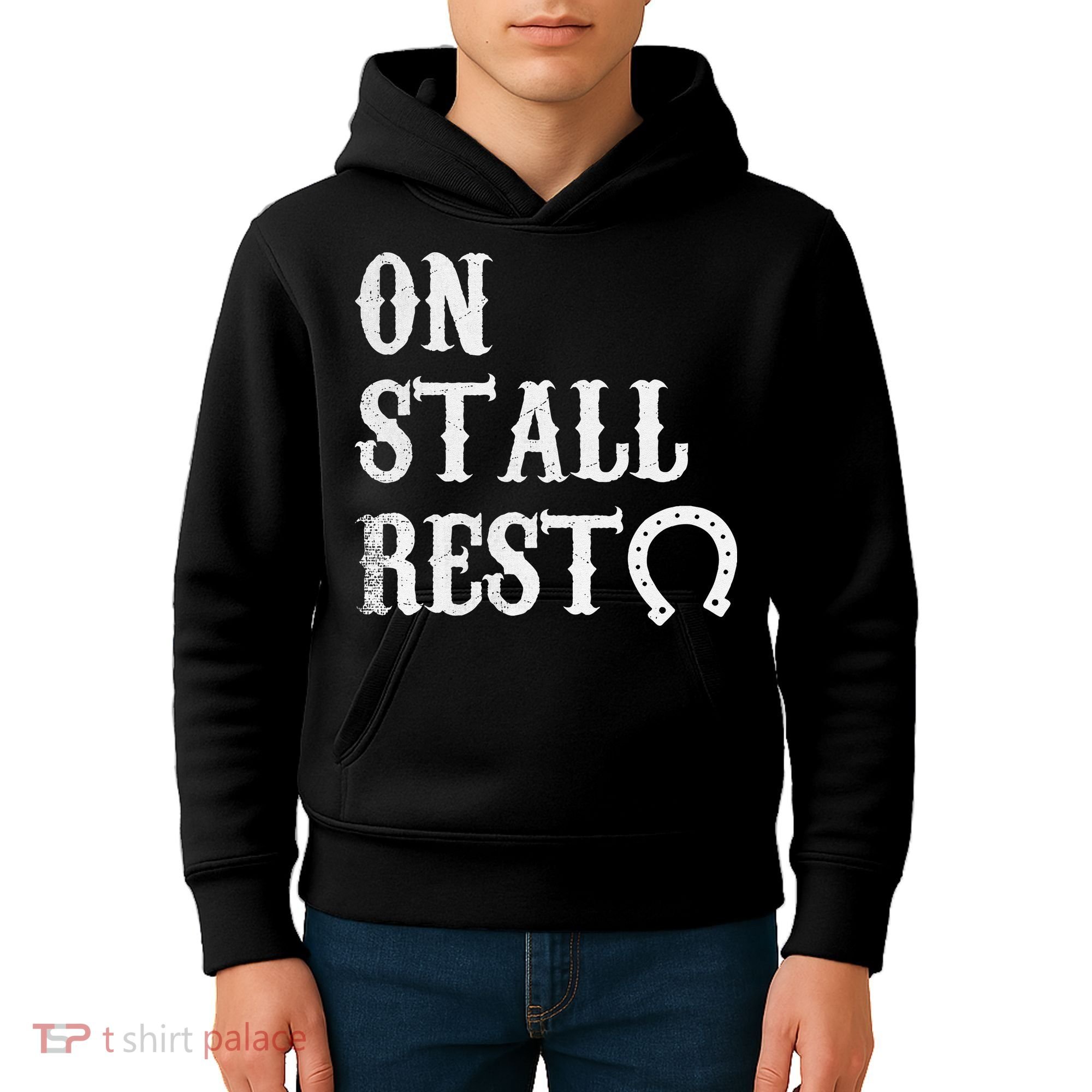 On Stall Rest Horse Kids Hoodie