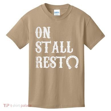 On Stall Rest Horse Kids T-Shirt