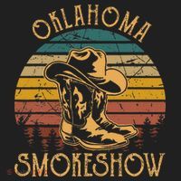 Oklahoma Smokeshow Retro Cow Boots And Hats Beanie thumb 2
