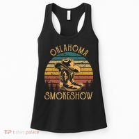 Oklahoma Smokeshow Retro Cow Boots And Hats Women's Tank Top thumb 0