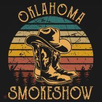Oklahoma Smokeshow Retro Cow Boots And Hats Kids Hoodie thumb 5