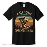 Oklahoma Smokeshow Retro Cow Boots And Hats Kids T-Shirt thumb 0