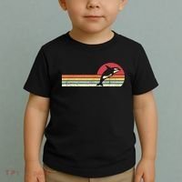 Orca Shirt. Retro Style Killer Whale Toddler T-Shirt thumb 2