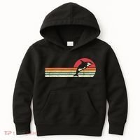 Orca Shirt. Retro Style Killer Whale Kids Hoodie thumb 0