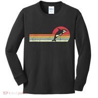 Orca Shirt. Retro Style Killer Whale Kids Long Sleeve Shirt thumb 0