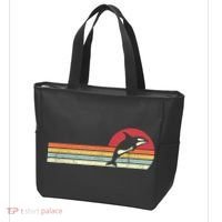 Orca Shirt. Retro Style Killer Whale Tote Bag thumb 3
