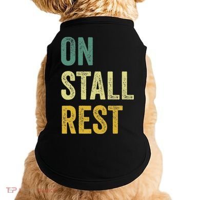 On Stall Rest Horse Doggie Tank
