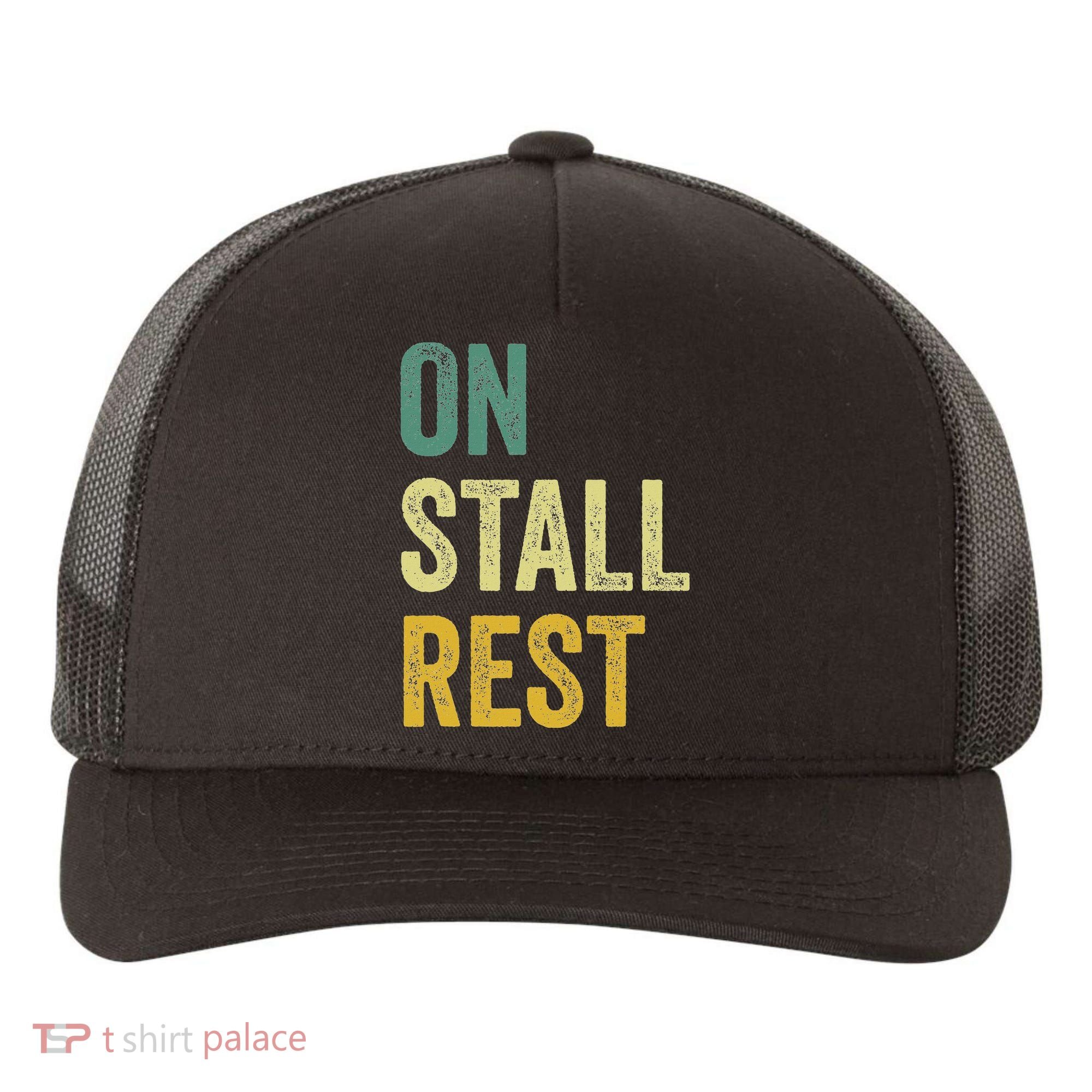 On Stall Rest Horse Yupoong Adult 5-Panel Trucker Hat