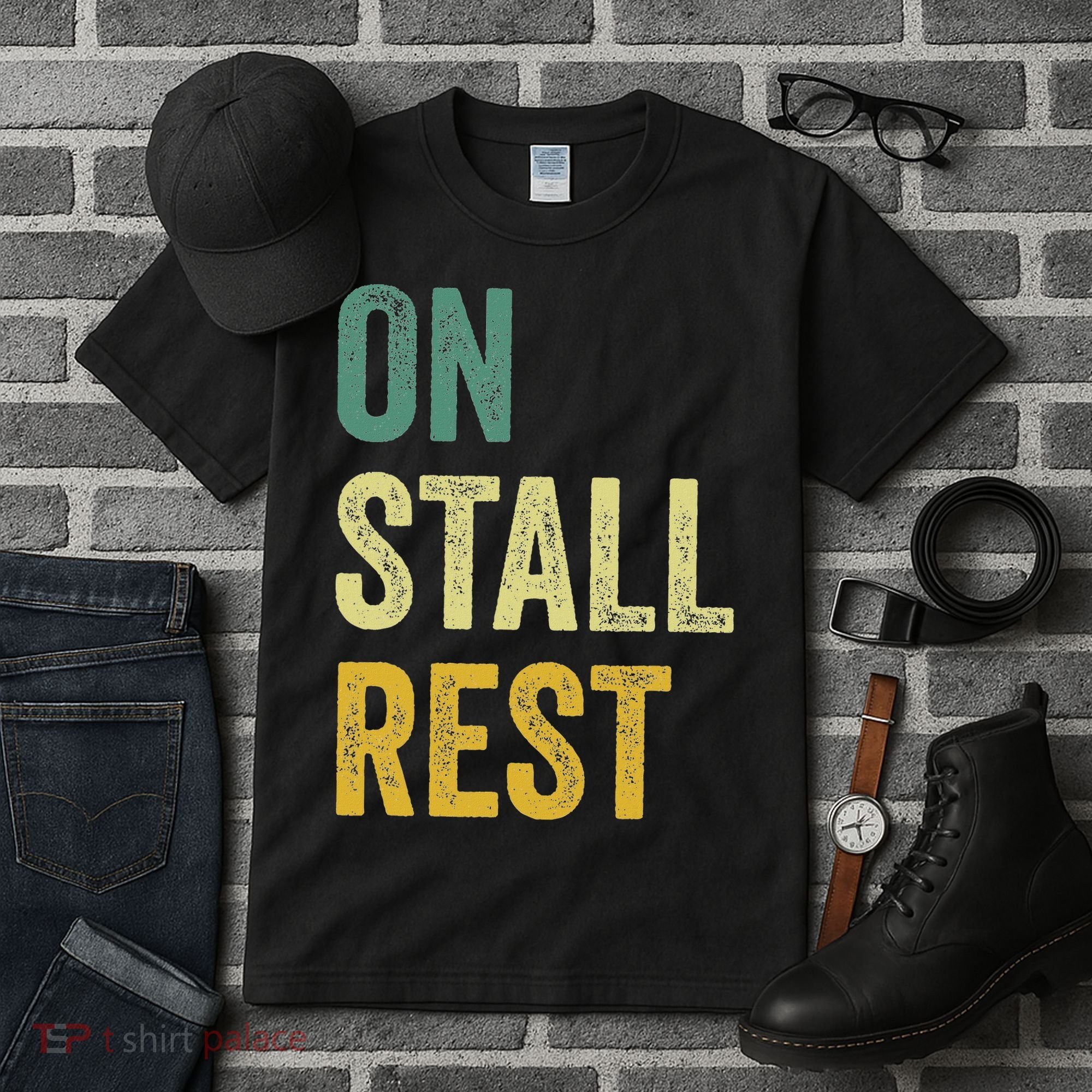 On Stall Rest Horse Tall T-Shirt