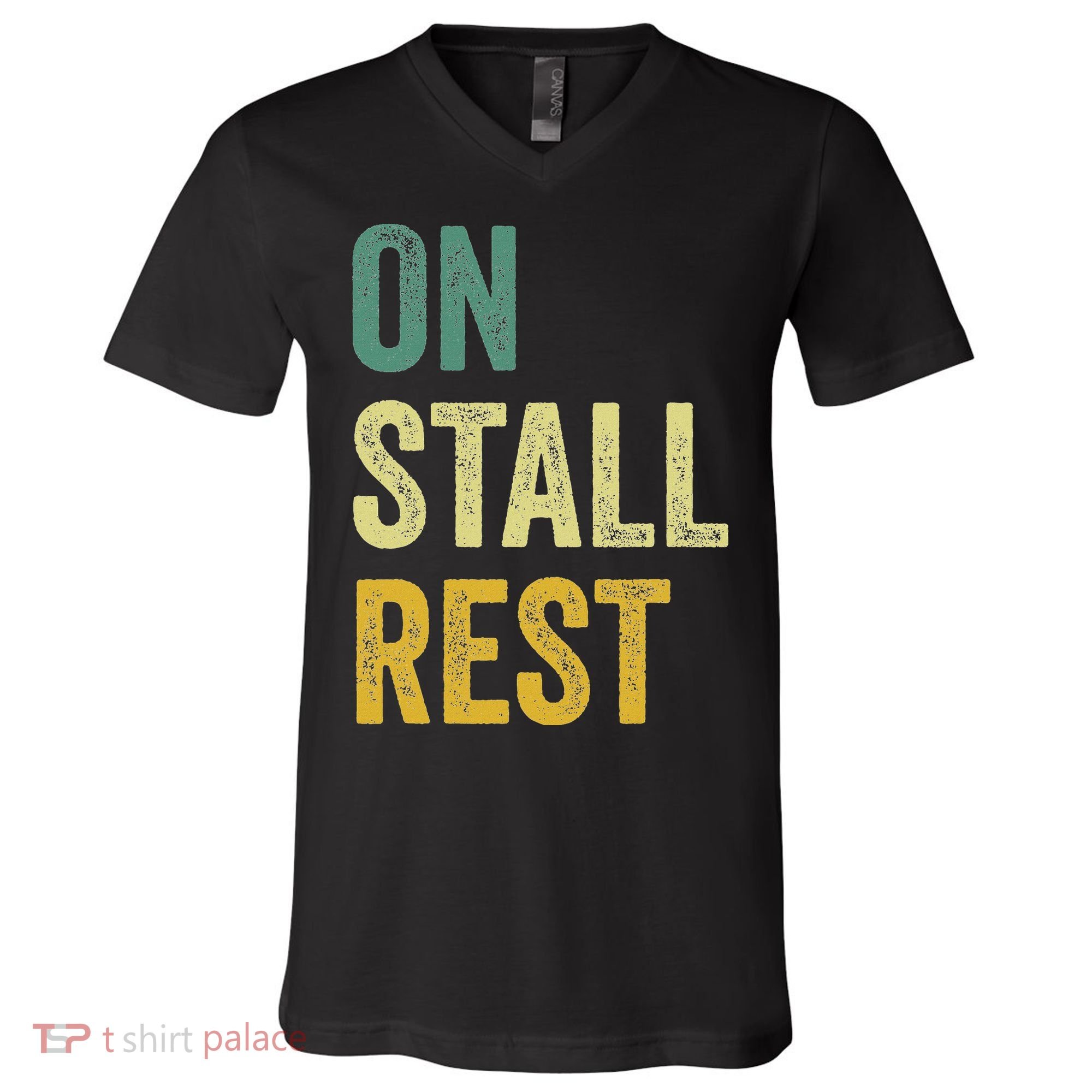 On Stall Rest Horse V-Neck T-Shirt