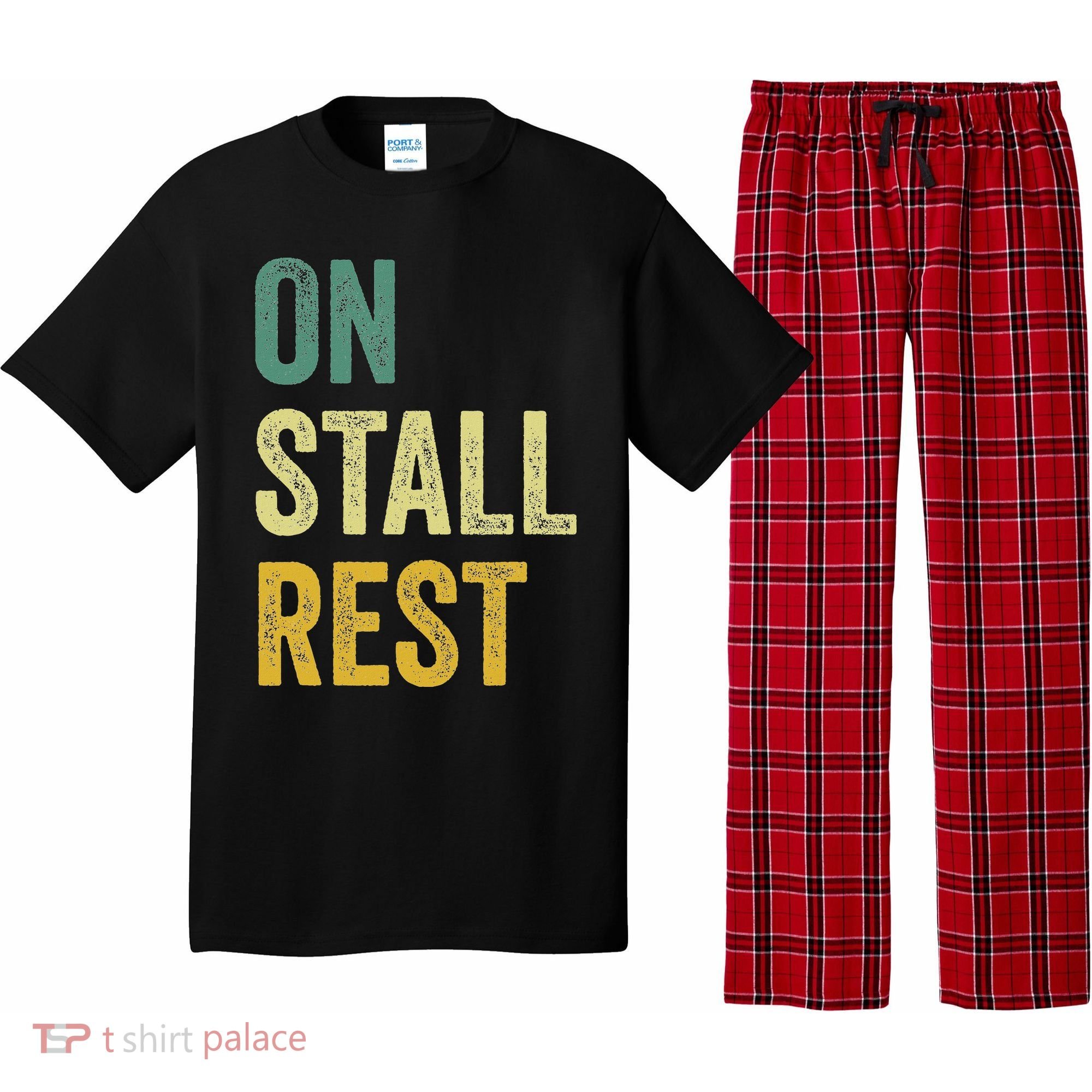 On Stall Rest Horse Pajama Set