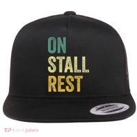 On Stall Rest Horse Flat Bill Trucker Hat thumb 0