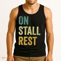 On Stall Rest Horse Tank Top thumb 3