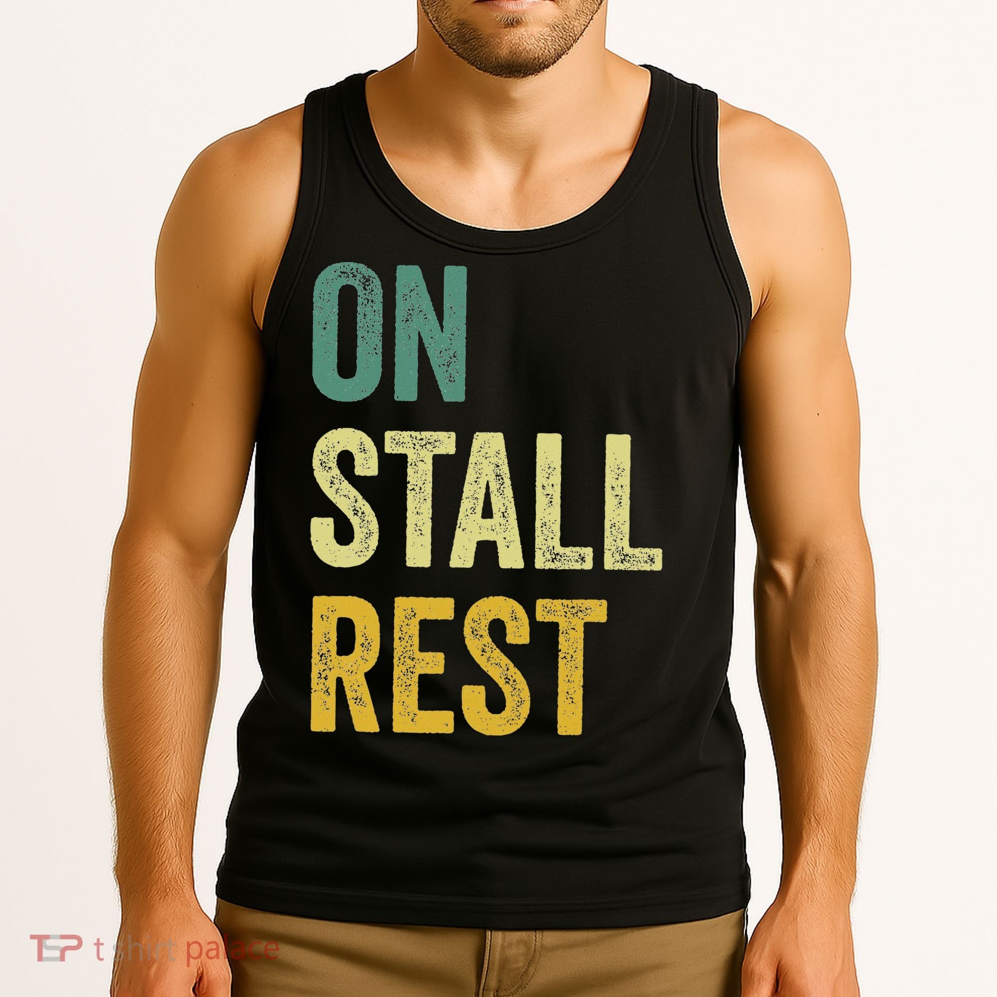 On Stall Rest Horse Tank Top