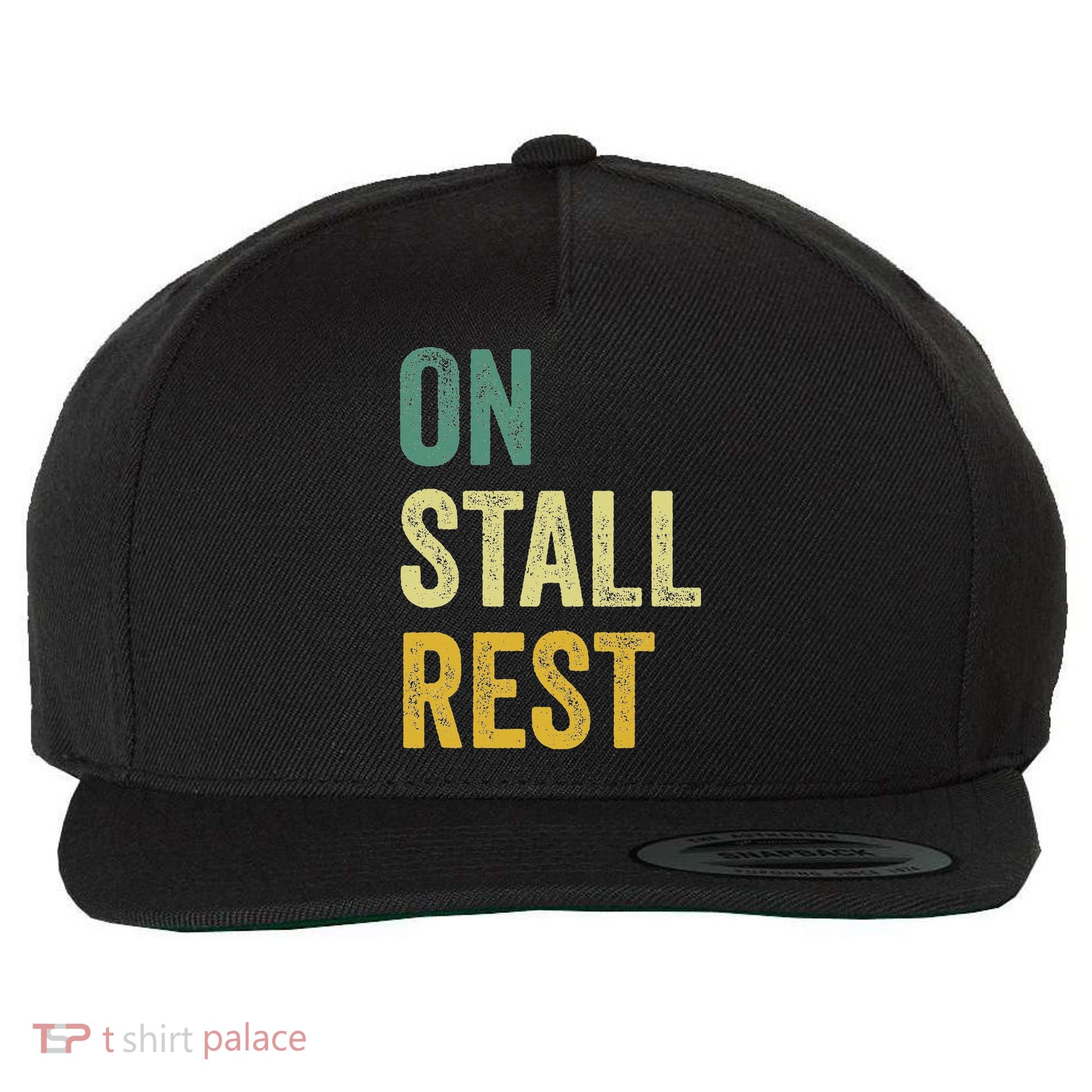 On Stall Rest Horse Wool Snapback Cap