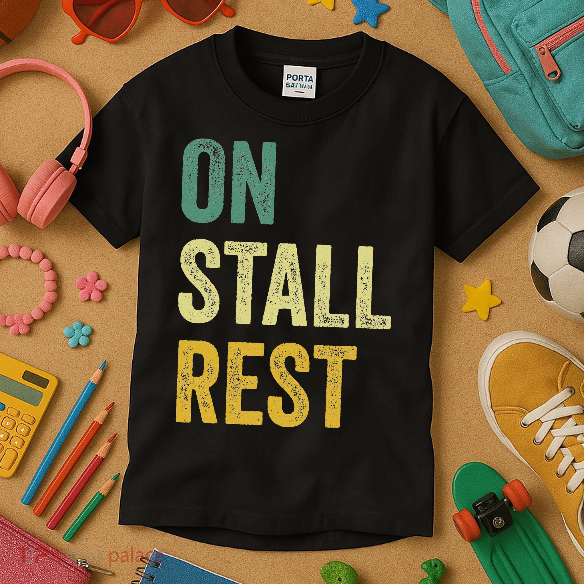 On Stall Rest Horse Kids T-Shirt
