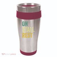On Stall Rest Horse 16oz Travel Tumbler thumb 0
