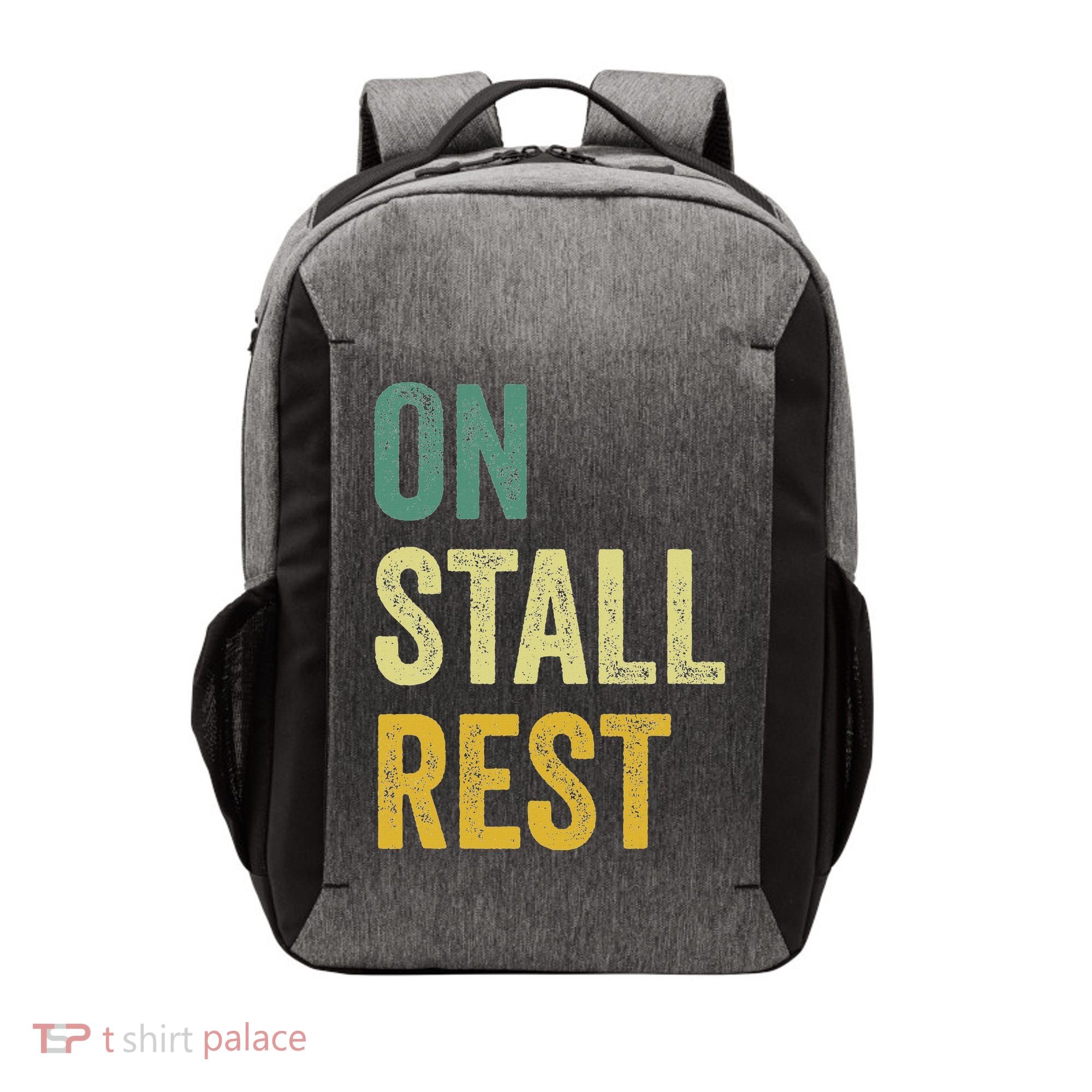 On Stall Rest Horse Vector Backpack