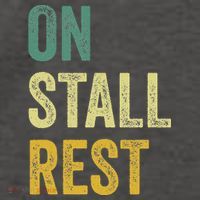 On Stall Rest Horse Vector Backpack thumb 2