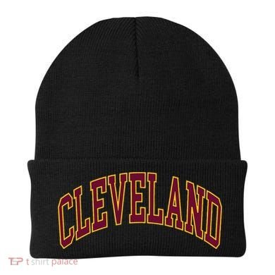 Ohio State Retro Vintage Distressed Cleveland Beanie
