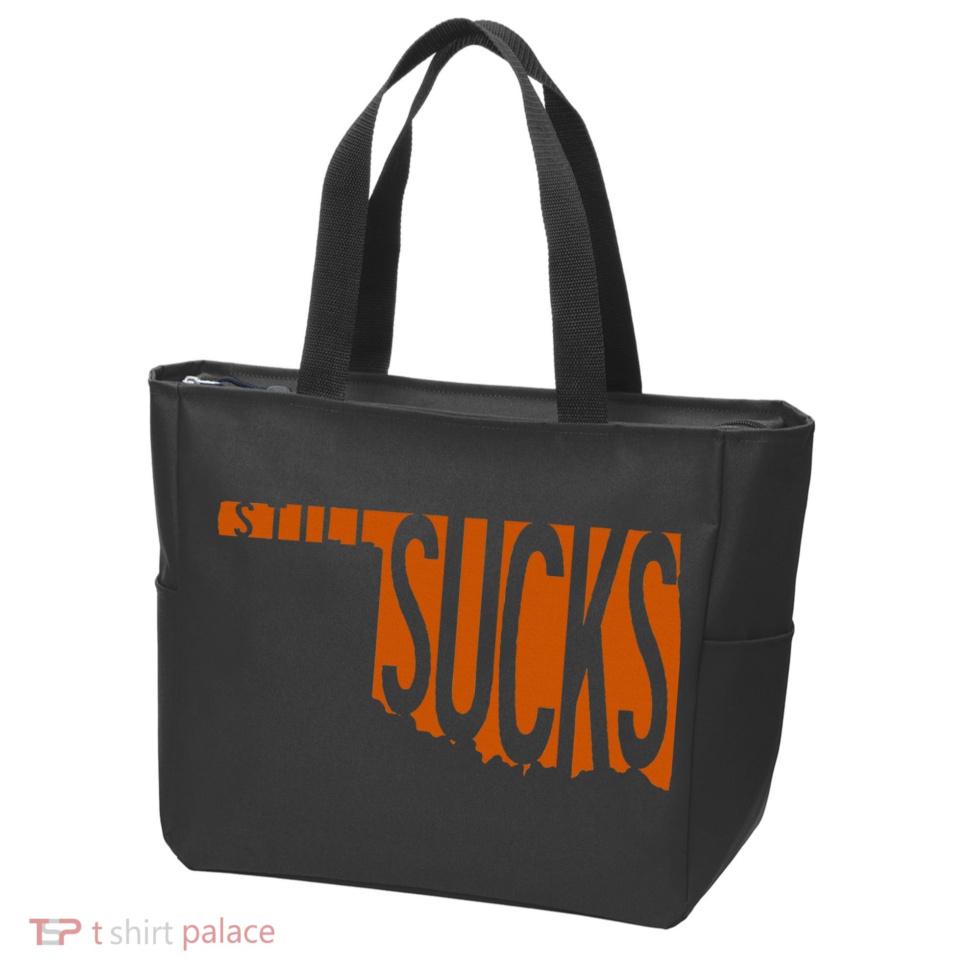 Oklahoma Still Sucks Austin Tx Fan Burnt Orange Rivalry Tote Bag
