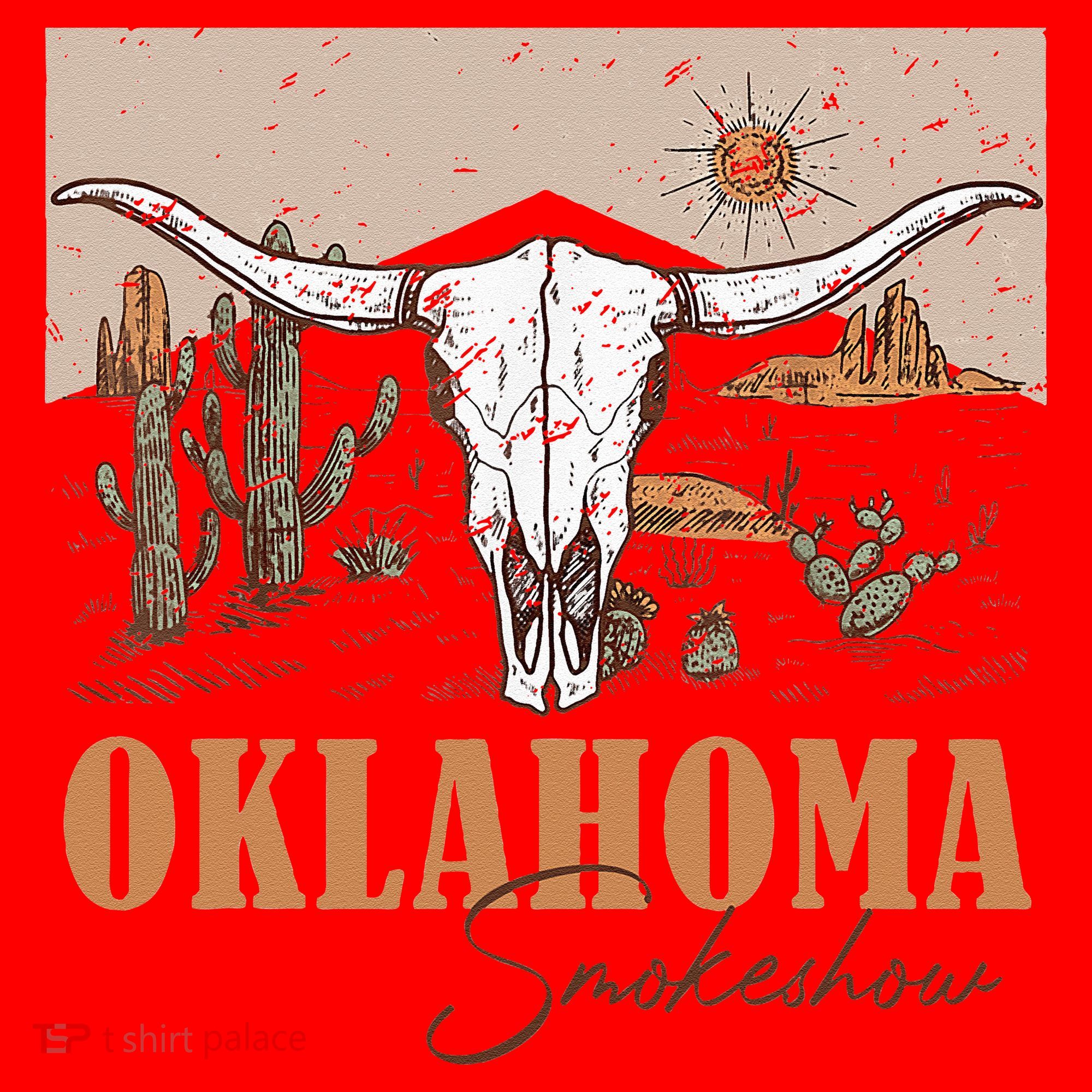 Oklahoma Smoke Show Oklahoma Smokeshow Western Country Santa Hat