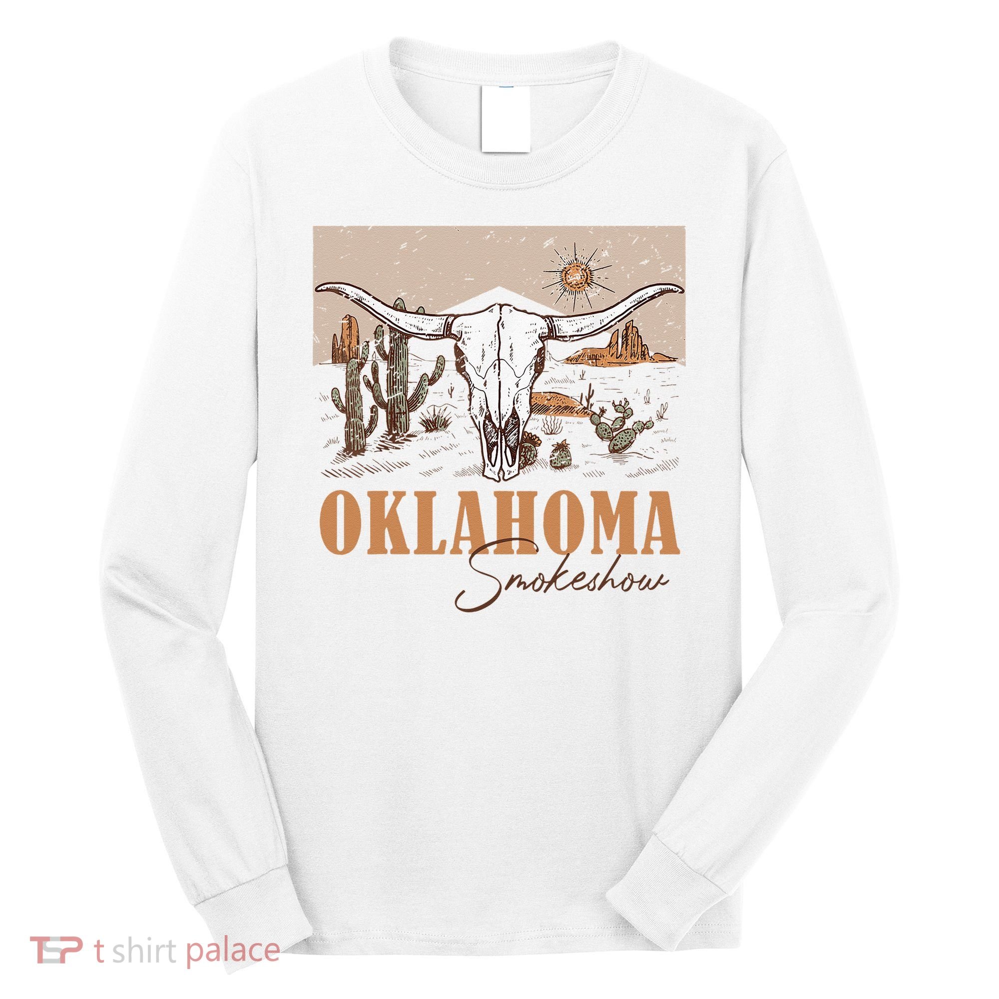 Oklahoma Smoke Show Oklahoma Smokeshow Western Country Long Sleeve Shirt