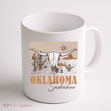 Oklahoma Smoke Show Oklahoma Smokeshow Western Country Coffee Mug back