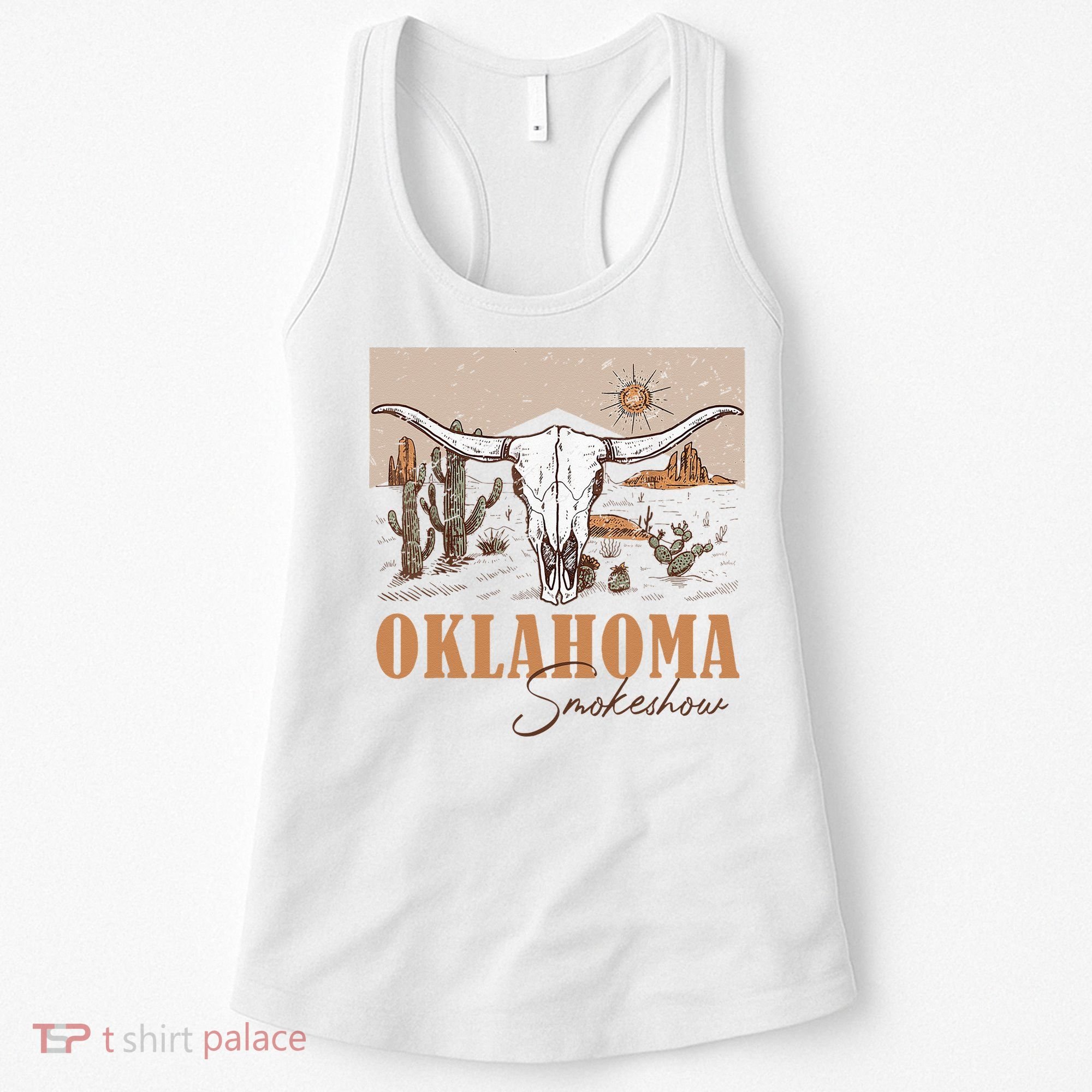 Oklahoma Smoke Show Oklahoma Smokeshow Western Country Women's Tank Top