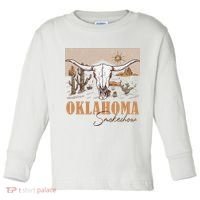 Oklahoma Smoke Show Oklahoma Smokeshow Western Country Toddler Long Sleeve Shirt thumb 0