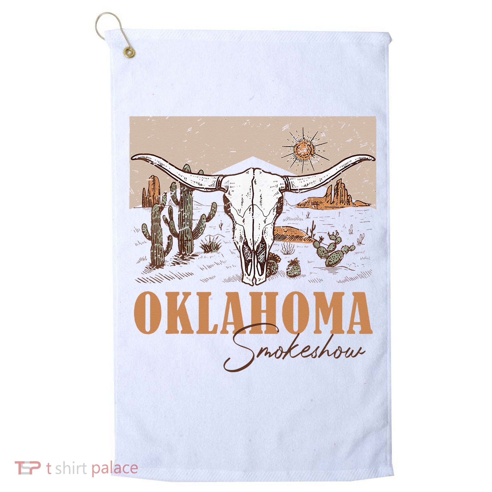 Oklahoma Smoke Show Oklahoma Smokeshow Western Country Golf Towel