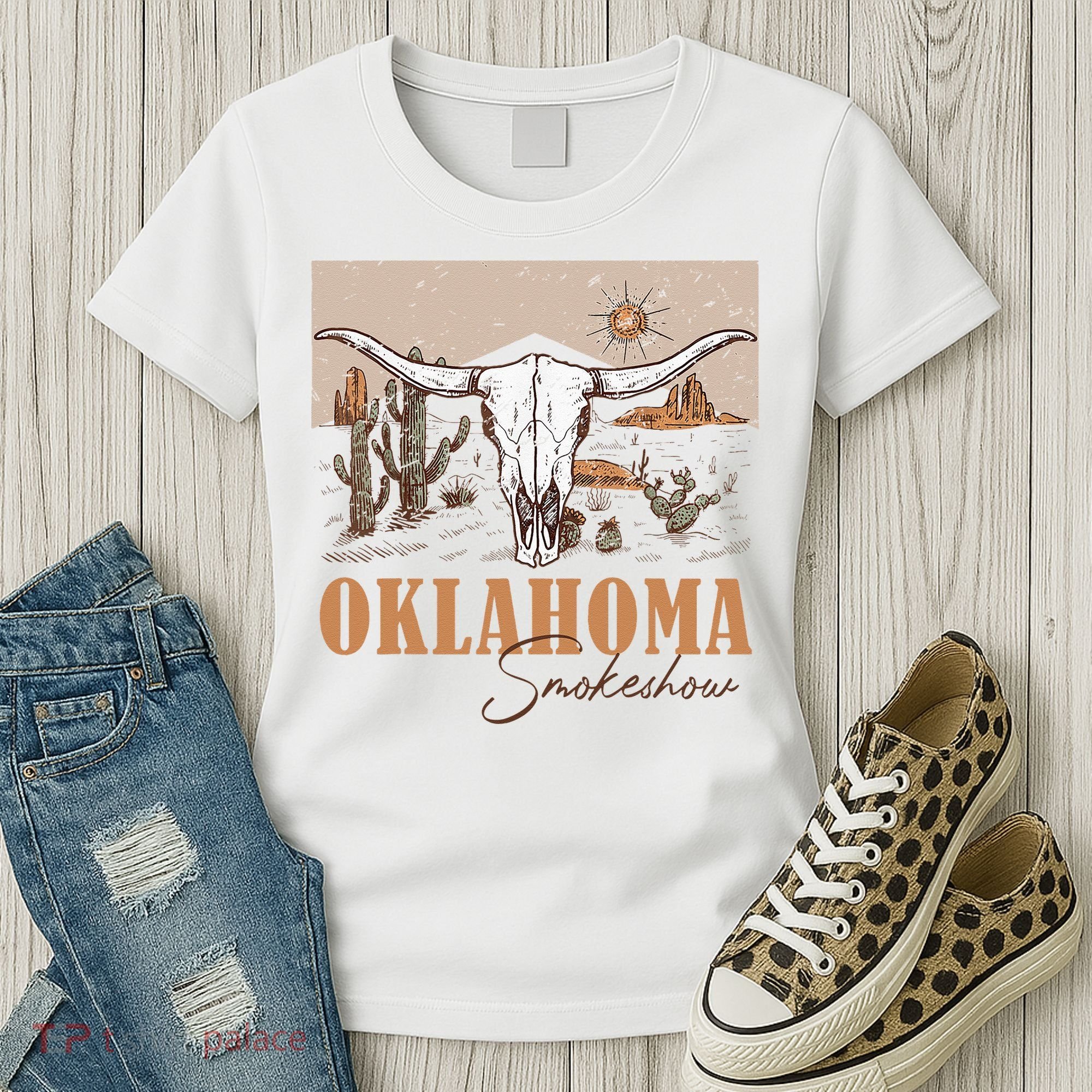 Oklahoma Smoke Show Oklahoma Smokeshow Western Country Women's T-Shirt