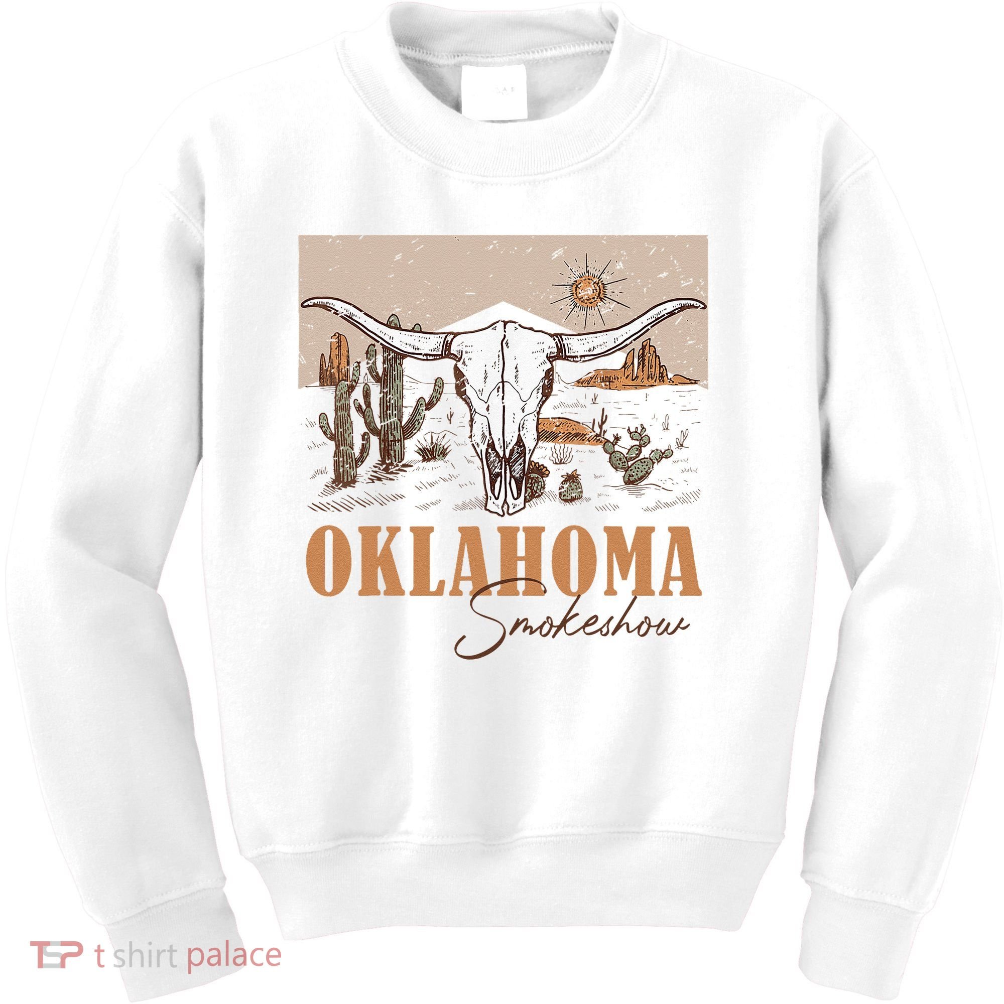Oklahoma Smoke Show Oklahoma Smokeshow Western Country Kids Sweatshirt