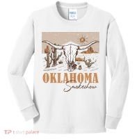 Oklahoma Smoke Show Oklahoma Smokeshow Western Country Kids Long Sleeve Shirt thumb 0