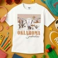 Oklahoma Smoke Show Oklahoma Smokeshow Western Country Kids T-Shirt thumb 3
