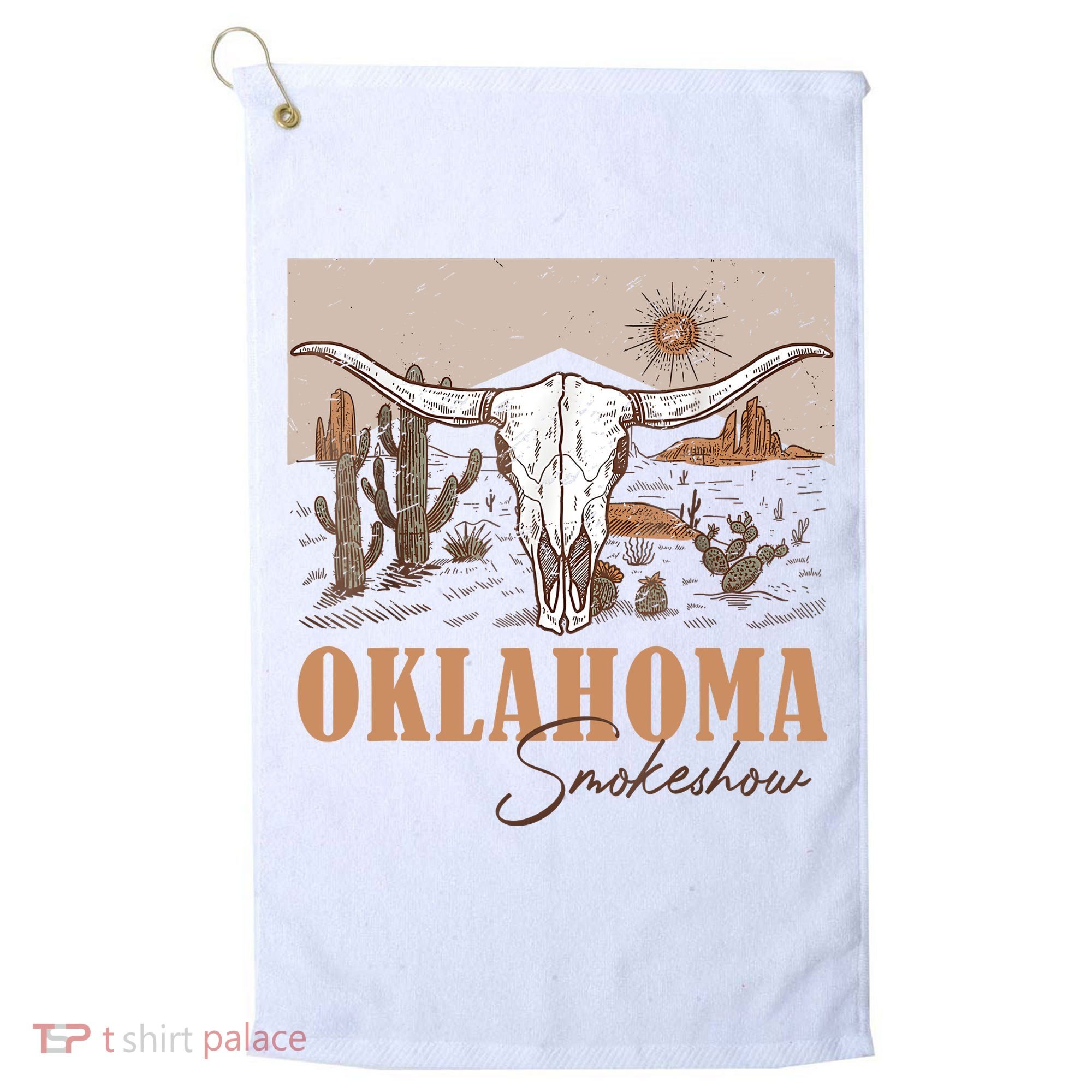 Oklahoma Smoke Show Oklahoma Smokeshow Western Country Golf Towel