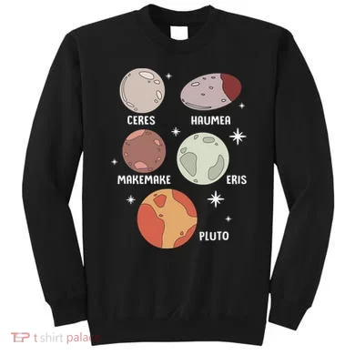 Outer Space Solar System Dwarf Planet For Kids Sweatshirt