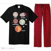 Outer Space Solar System Dwarf Planet For Kids Pajama Set thumb 0