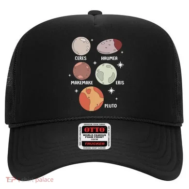Outer Space Solar System Dwarf Planet For Kids Hat