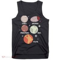 Outer Space Solar System Dwarf Planet For Kids Tank Top thumb 0