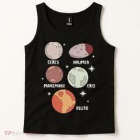 Outer Space Solar System Dwarf Planet For Kids Tank Top thumb 2