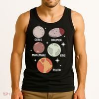 Outer Space Solar System Dwarf Planet For Kids Tank Top thumb 3