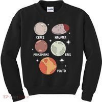 Outer Space Solar System Dwarf Planet For Kids Kids Sweatshirt thumb 0