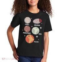 Outer Space Solar System Dwarf Planet For Kids Kids T-Shirt thumb 2
