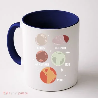 Outer Space Solar System Dwarf Planet For Kids Coffee Mug