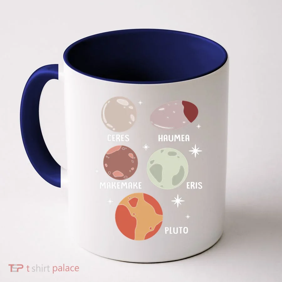Outer Space Solar System Dwarf Planet For Kids Coffee Mug