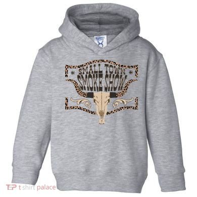 Oklahoma Smokeshow Small Town Smoke Show Toddler Hoodie