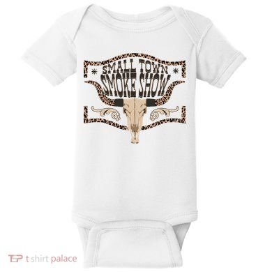 Oklahoma Smokeshow Small Town Smoke Show Baby Bodysuit