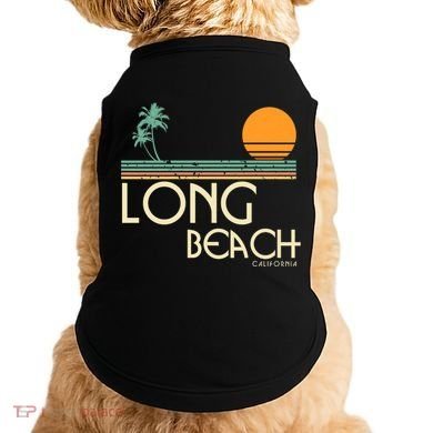 Oc Surf Style Vintage Long Beach California Doggie Tank